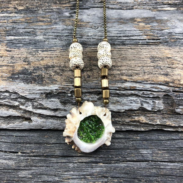 Antler Window Necklace