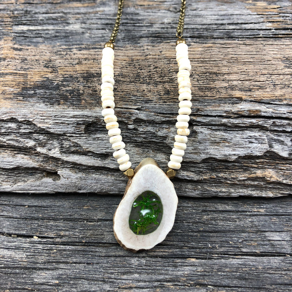 Antler Window Necklace