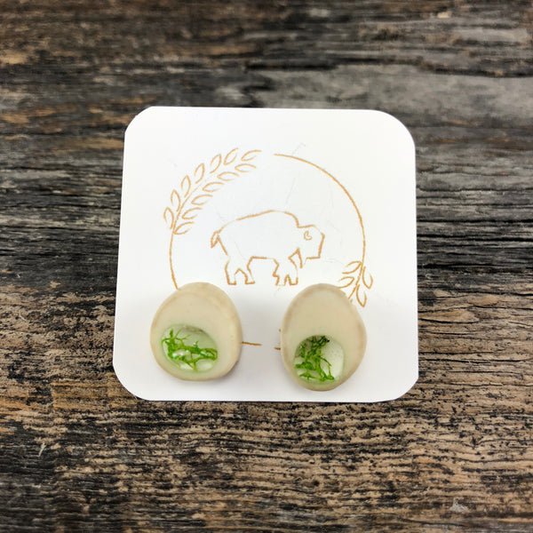 Antler Window Stud Earrings