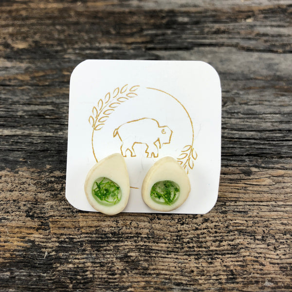 Antler Window Stud Earrings