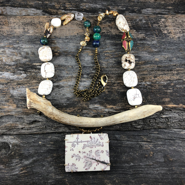 Antler Statement Necklace - Fiadh