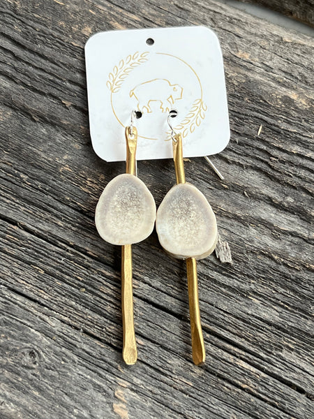 Antler Bar Earrings
