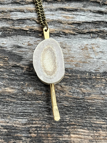 Antler Bar Necklace