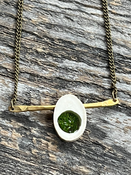 Antler Window Necklace