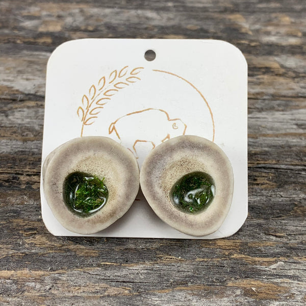 Antler Window Stud Earrings
