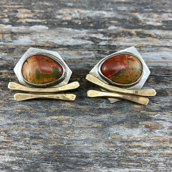 Red Creek Jasper Nest Earrings