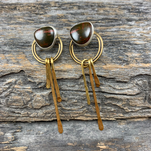 Red Creek Jasper Daithi Earrings