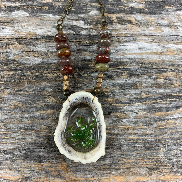 Antler Window Necklace