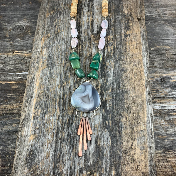 Statement Necklace -Binne