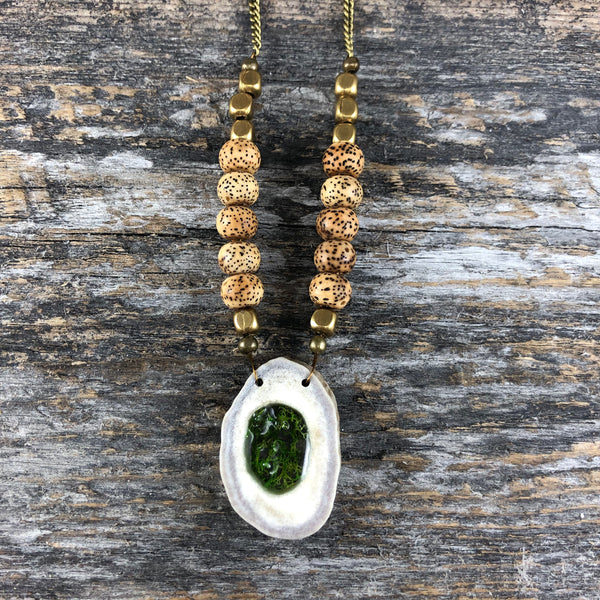 Antler Window Necklace