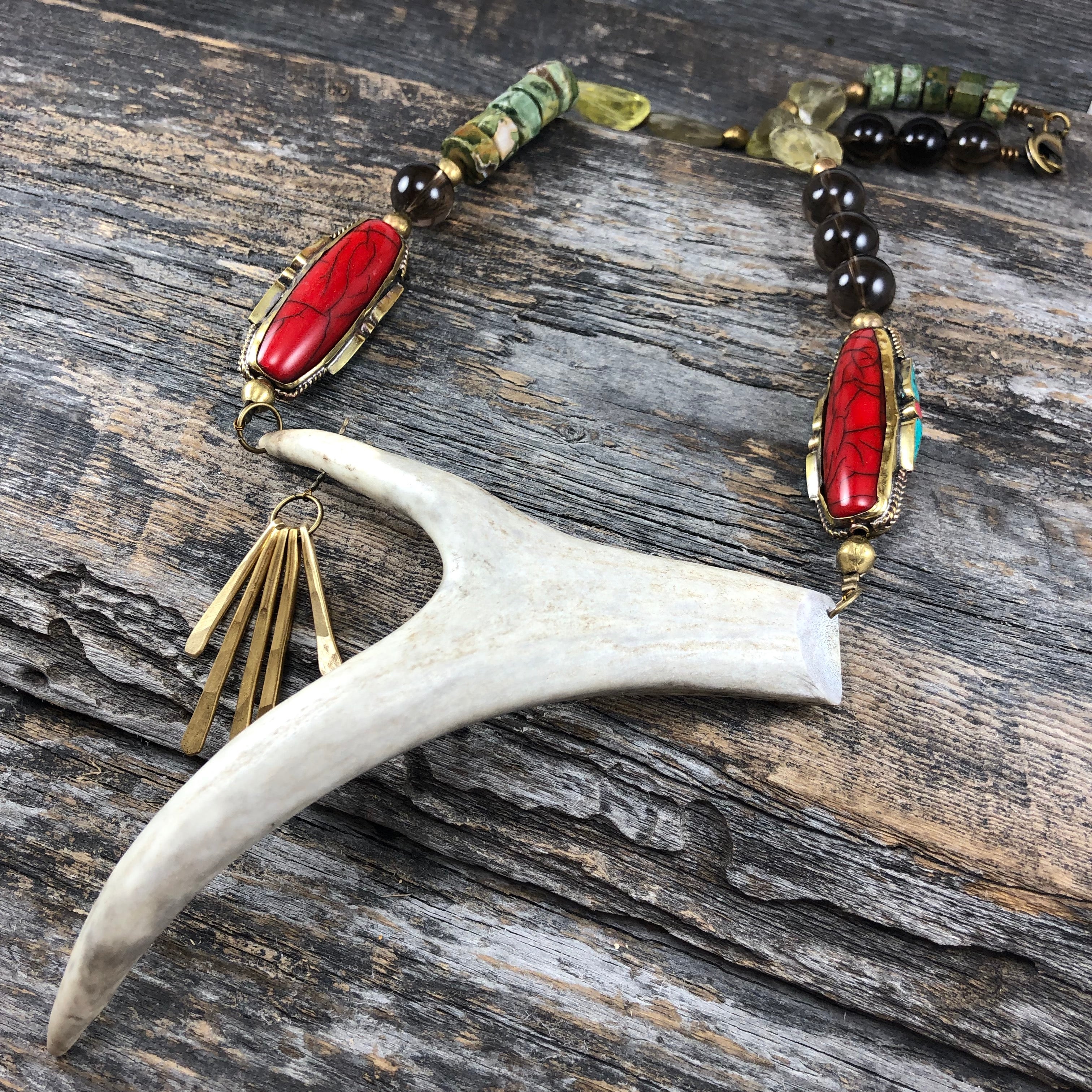 Hook Shed Antler Necklace/Hanger/Keychain 2.75 (7Y83XDWS3) by 3DBG