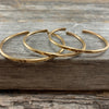 Etched Brass Bangle