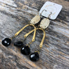 Moondrop Earrings - Black Spinel