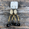 Moondrop Earrings - Black Spinel